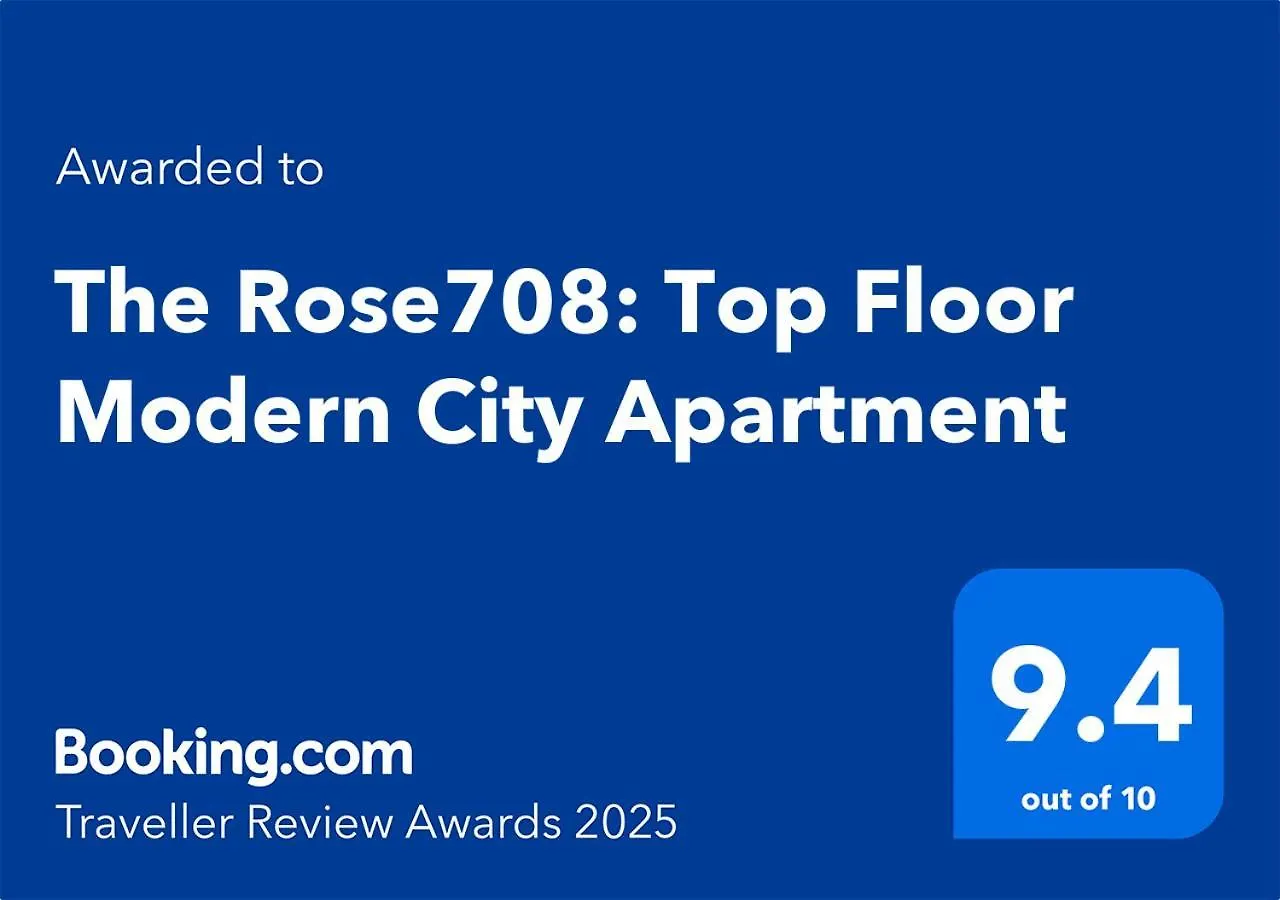 The Rose708: Top Floor Modern City Apartment Cape Town